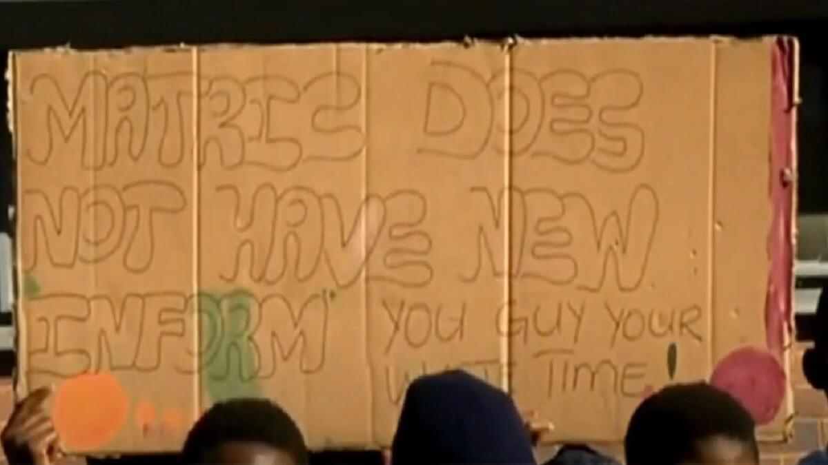 North West School Learners Protest Over Textbooks