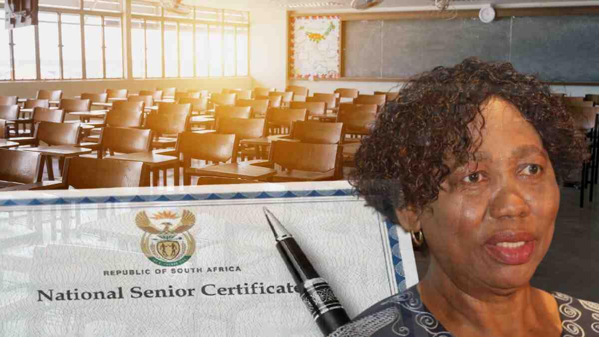 Minister announcing matric exam start date 
